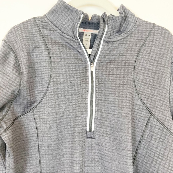 Cascade Sport Pebble Fleece Half Zip Size Large - Picture 2 of 9